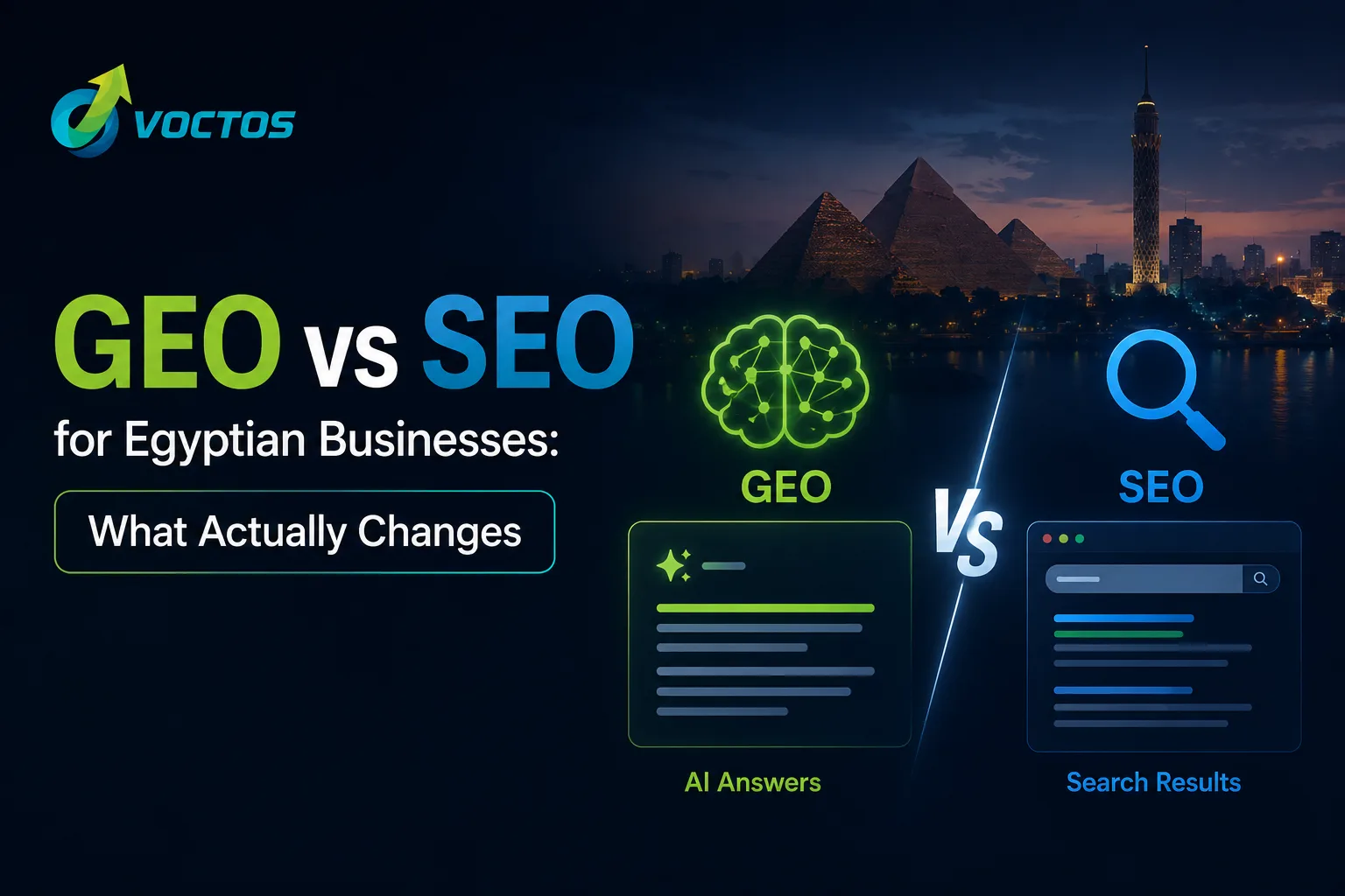 GEO Vs SEO For Egyptian Businesses